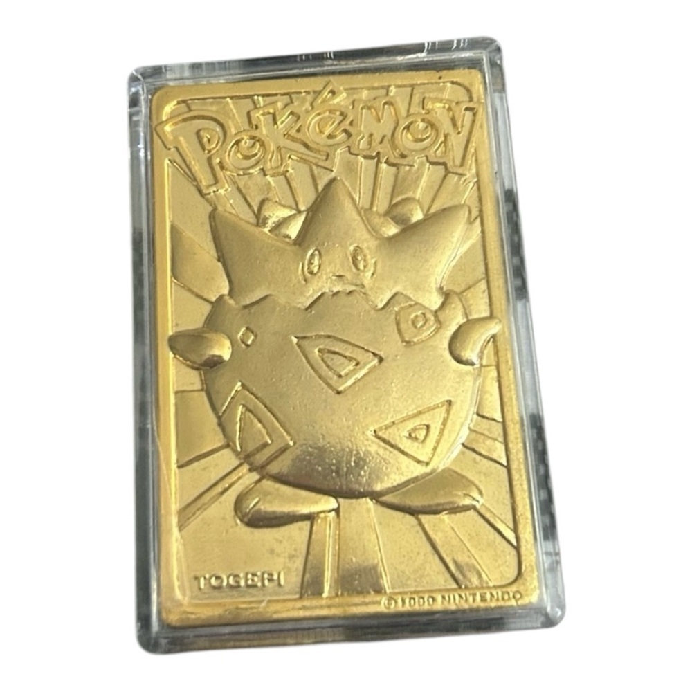 Pokémon Togepi 23 karat Gold-Plated Trading Card